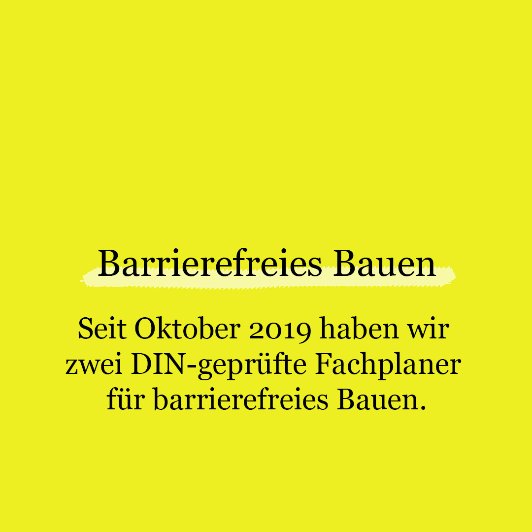 Barrierefreies Bauen rimpf Architektur