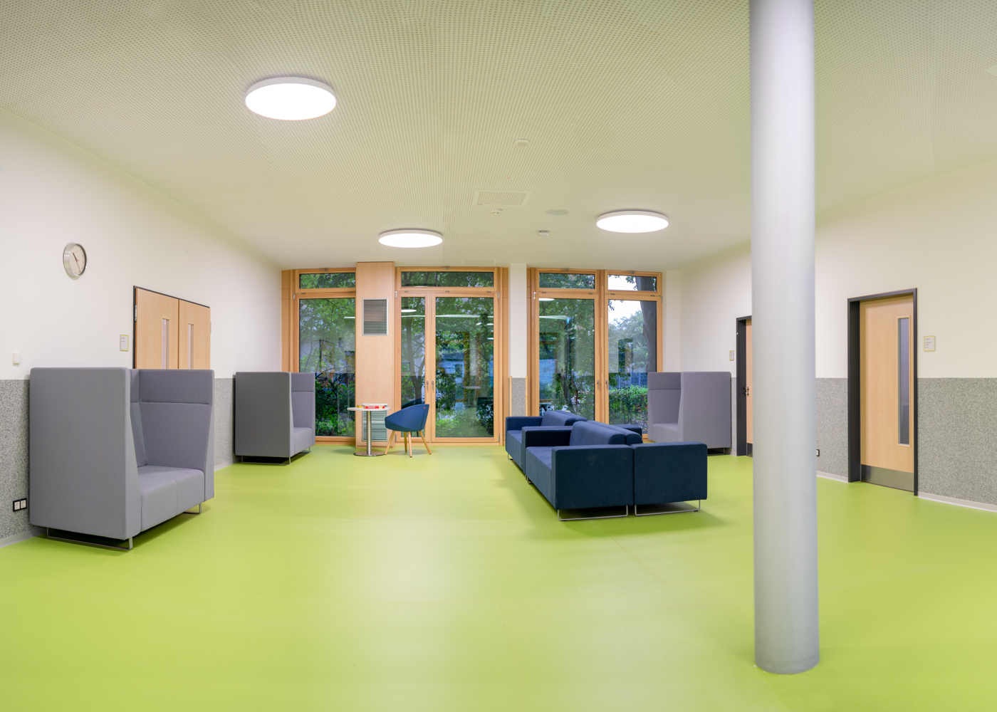 Freizeitbereich im Neubau der Johann-Camenius-Schule in Pinneberg
