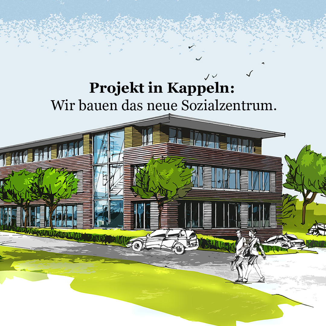 Projekt in Kappeln. Neubau Sozialzentrum