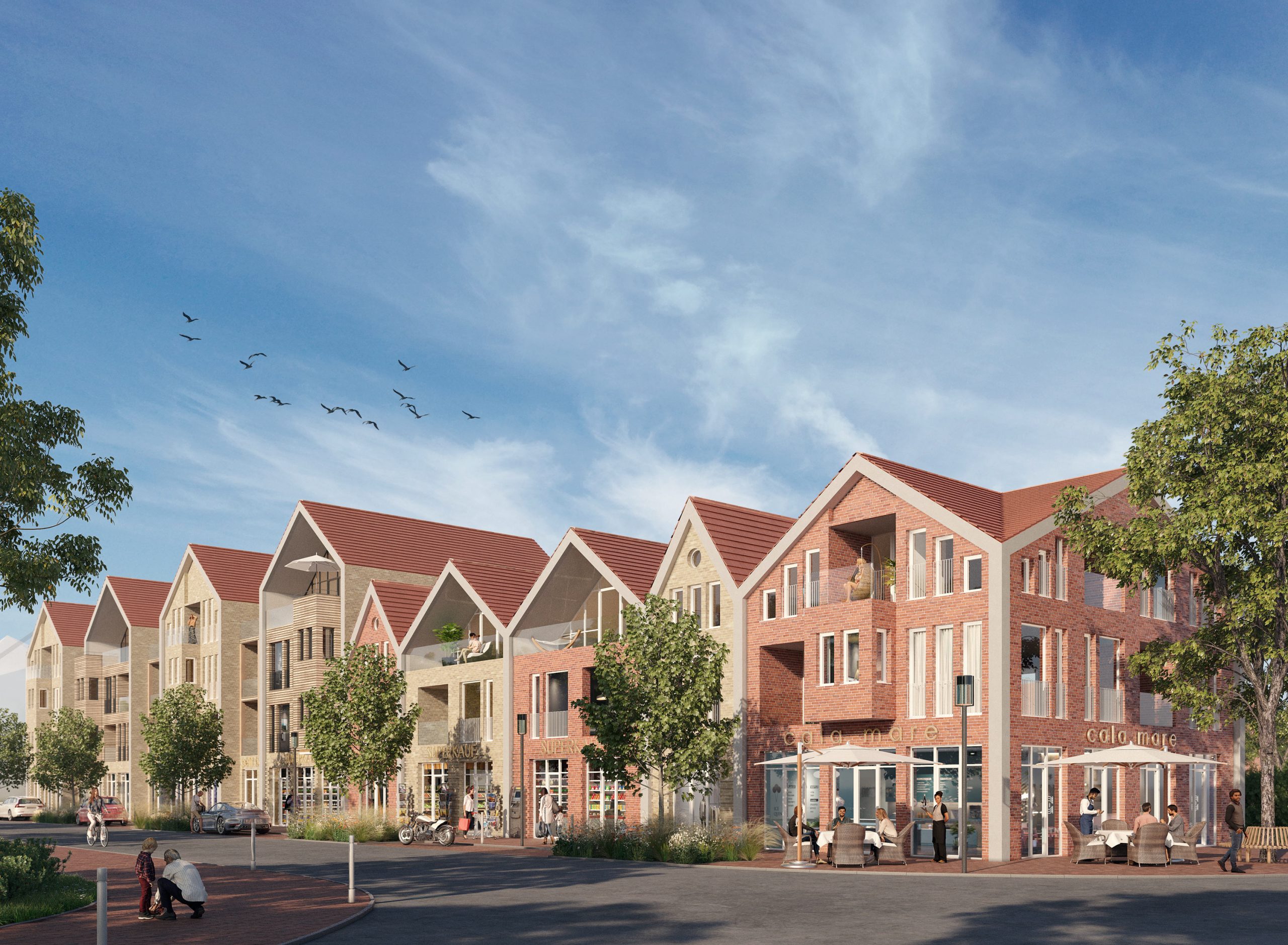 Nooröffnung, VIsualisierung Schulweg