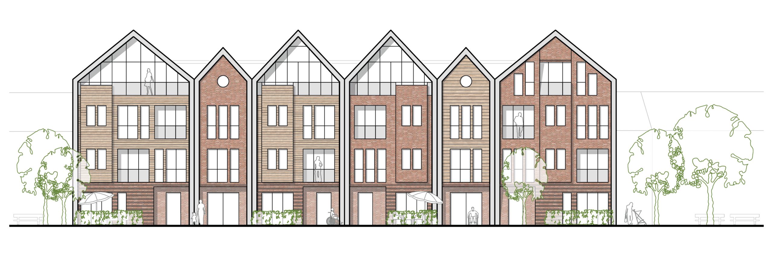 Nooröffnung Eckernförde, Ansicht Gebäude L