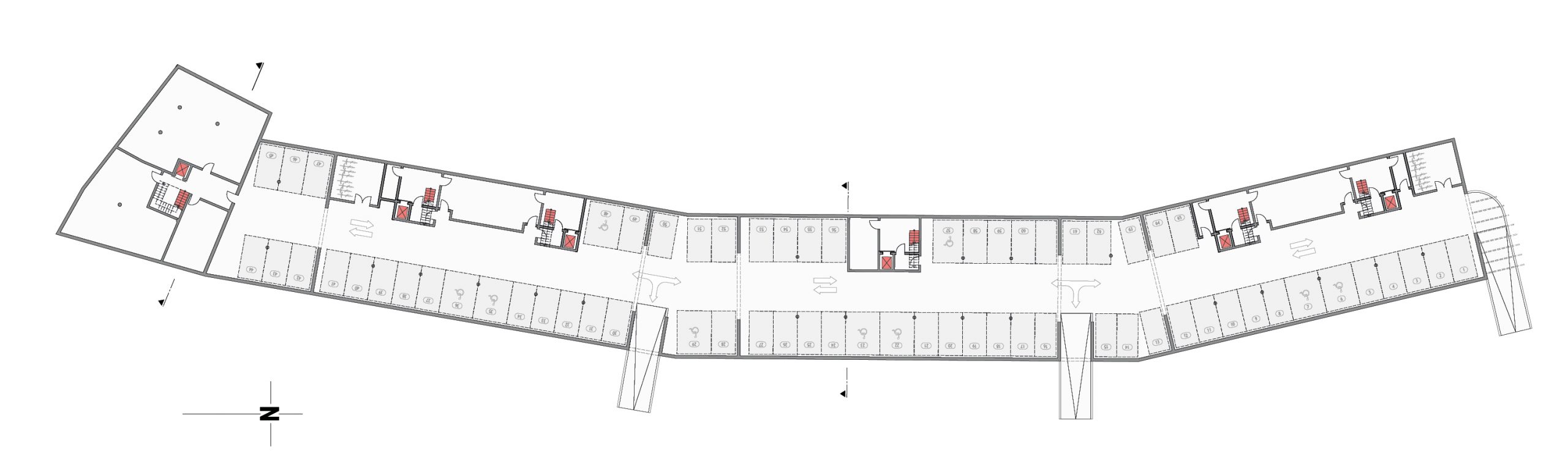 Nooröffnung Eckernförde, Tiefgarage Planstraße