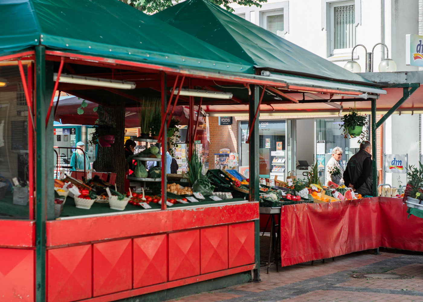 Obst- und Gemüsestand am Gänsemarkt, Eckernförde