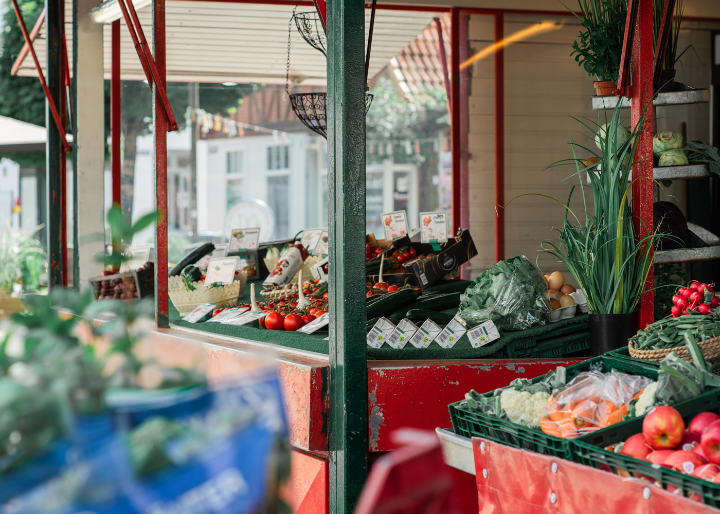 Obst- und Gemüsestand am Gänsemarkt, Eckernförde