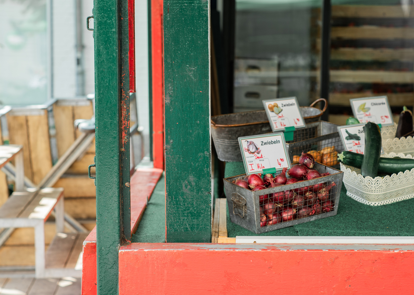 Obst- und Gemüsestand am Gänsemarkt, Eckernförde