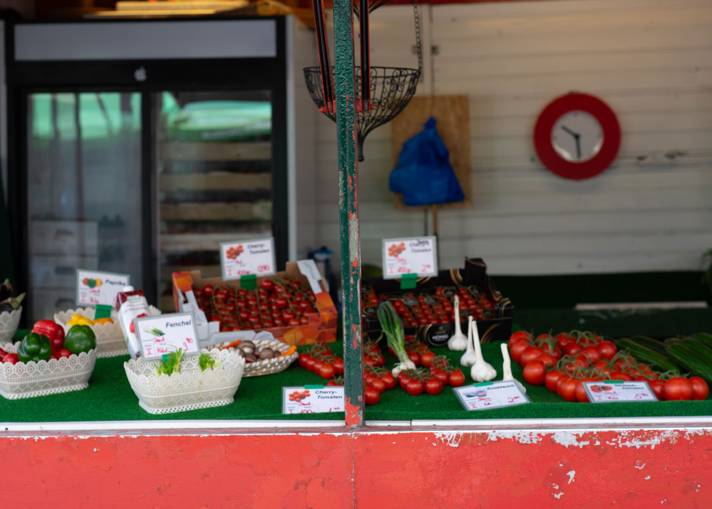 Obst- und Gemüsestand am Gänsemarkt, Eckernförde