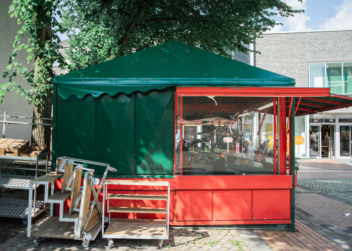 Obst- und Gemüsestand am Gänsemarkt, Eckernförde